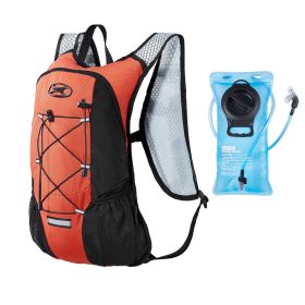 Hydration Backpack with 2L TPU Water Bladder, Hydration Pack Backpack, Lightweight Hiking Water Backpack for Men Women, Hydro Water Daypack for H (Type: Lightweight, Color: Orange)